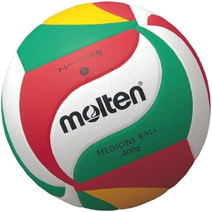 Волейбольний м'яч Molten V5M9000-M, білий/зелений/червоний/жовтий, розмір 5