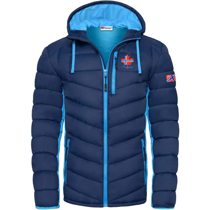 Чоловіча куртка Nebulus MERIK, тепла outdoor куртка, практична та універсальна куртка-перехідник та зимова куртка, колір: темно-синій