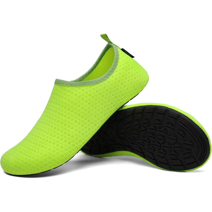 Чоботи для плавання SAGUARO: чоловічі та жіночі, водонепроникні, для пляжу, серфінгу, дайвінгу, неопренові, швидко сохнуть, розміри EU 36-47 (зелений, жовтий)