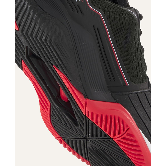 Тенісні кросівки Wilson Rush Pro 4.5 для чоловіків, 44 EU, чорний/інфрачервоний/білий