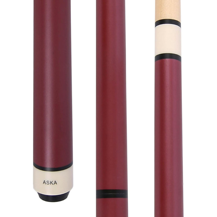 ASKA Heavy Hitter JBC: Білльярдний кий для стрибків та розбивання, 3 секції, з наконечником 14 мм, з канадського твердого клену, матове покриття