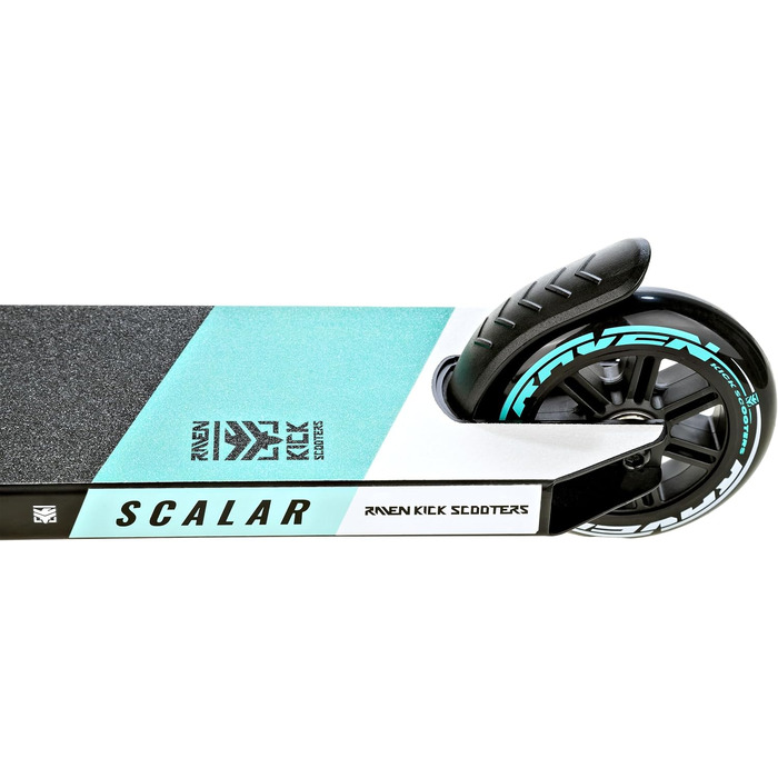 Самокат трюковий RAVEN Evolution Scalar Mint для дітей та дорослих, колеса 100мм PU+PP, підшипники ABEC-7