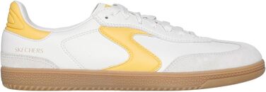 Кросівки жіночі Skechers Hotshot Kickoff White/Yellow 38.5 EU зі штучної шкіри
