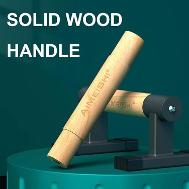 Паралелетки для віджимань з неслизькими ручками, бруси для стійки на руках, обладнання для калістеніки для силових тренувань та калістеніки (Indoor/Outdoor)