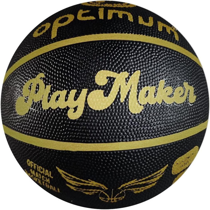 Баскетбольний м'яч Optimum Play Maker: розмір 7, для гри в приміщенні та на вулиці, з насосом