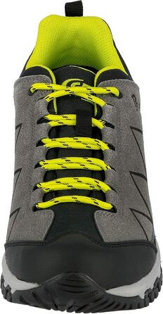 Черевики трекінгові та для ходьби Brütting Kansas Unisex, 43 EU, антрацит/чорний/лимонний