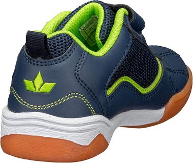 Дитячі спортивні зальні черевики Lico Sloan для занять спортом, 33 EU, блакитний та лимонний кольори