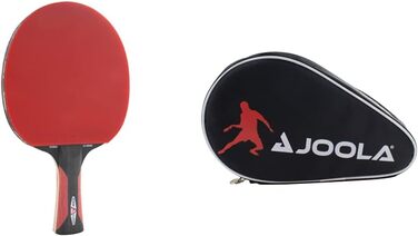 JOOLA ROSSKOPF Classic – професійна ракетка для настільного тенісу, ITTF, 2 мм губка, Compwood, чорна/червона, для клубних і професійних гравців