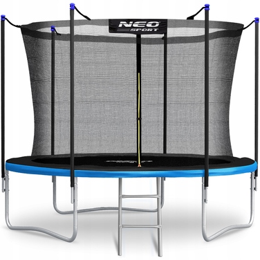 Садовий батут Neo-Sport 10ft/312см із внутрішньою сіткою та драбиною