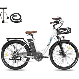 Електровелосипед Fafrees F26 Lasting 26 дюймів, 250W, акумулятор 36В 20.3Ah, до 200 км, для чоловіків і жінок, навантаження 120 кг, 7 швидкостей