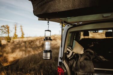 LED кемпінговий ліхтар Enders® Shine з ручкою та гачком для підвішування, на батарейках #6487