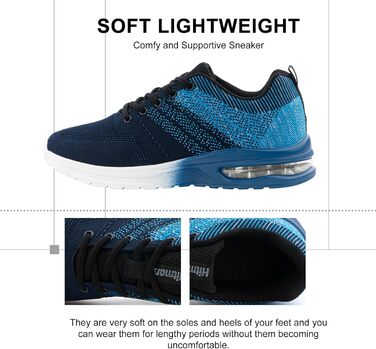 Кросівки для бігу Hitmars: чоловічі та жіночі, спортивні, для тенісу, фітнесу, бігу та джогінгу. Легкі, білі, чорні, сині. Розміри EU 36-48 (44 EU)