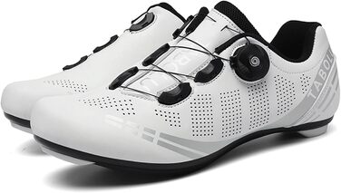 Велосипедні шкарпетки для чоловіків та жінок, MTB, шосейні, кросівки для катання на велосипеді, дихаючі, для активного відпочинку, сумісні з SPD/SPD-SL, розміри 36-47 EU, білий