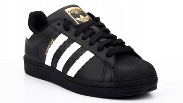 Кросівки adidas Superstar чорні/білі EG4959 шкіряні, розмір 40 2/3