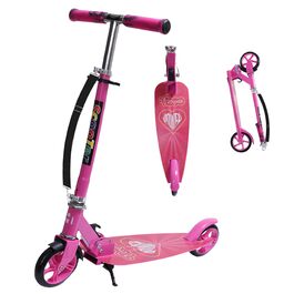 Самокат дитячий Habib Cityroller складаний, рожевий, для дітей та підлітків (6-16 років), з регульованою висотою керма та широкою декою