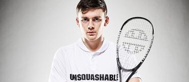 Ракетка для сквошу Unsquashable Y4000, помаранчева/чорна