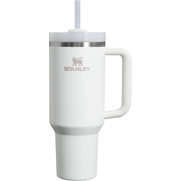 Термокружка Stanley Quencher H2.0 Flowstate 1.2 л з трубочкою, нержавіюча сталь, термос-пляшка, зберігає холод до 48 годин, без BPA, підходить для миття в посудомийній машині