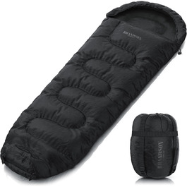 Сплячий мішок Brandson Outdoor Extreme -18°C для дорослих та дітей, водонепроникний, дихаючий, для кемпінгу та подорожей