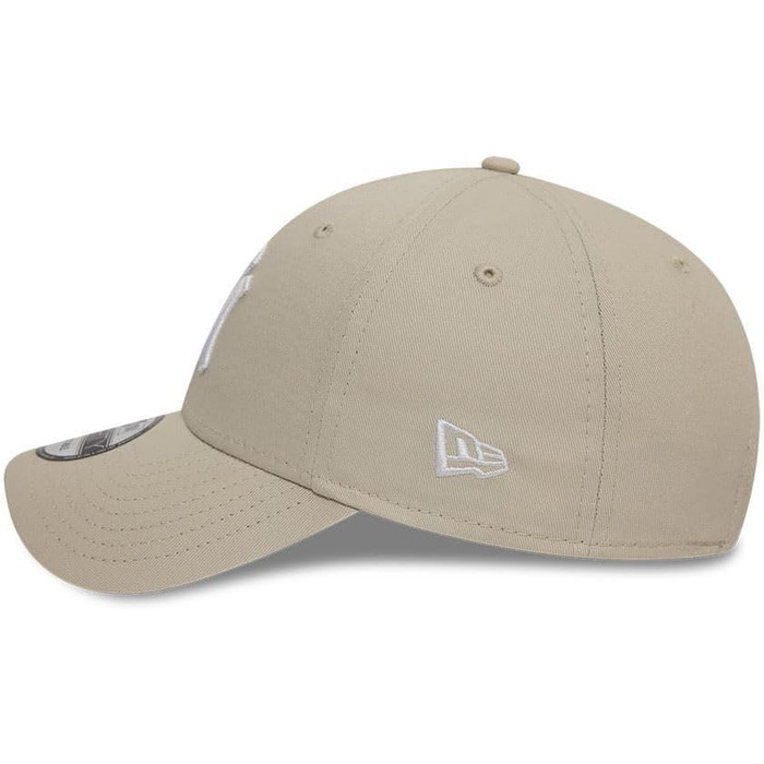 Кепка New Era New York Yankees MLB League Essential 9Forty, бежево-біла, універсальний розмір
