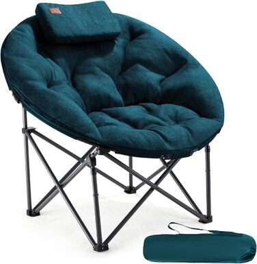 Крісло для кемпінгу EVER ADVANCED Luxus Moonchair XXL: велике, складне, 150 кг, зелене