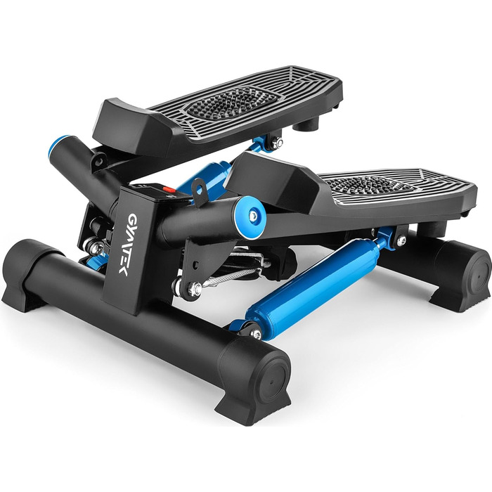 Степпер Gymtek XST250 з ручками та еспандерами, LCD, лічильник кроків і калорій – тренажер для фітнесу, пілатесу та домашніх тренувань
