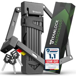 Замок для велосипеда складний, антикрадіжний [Оригінал] Швидка та легка установка, нержавіючий, рівень безпеки 10/10 (100см)