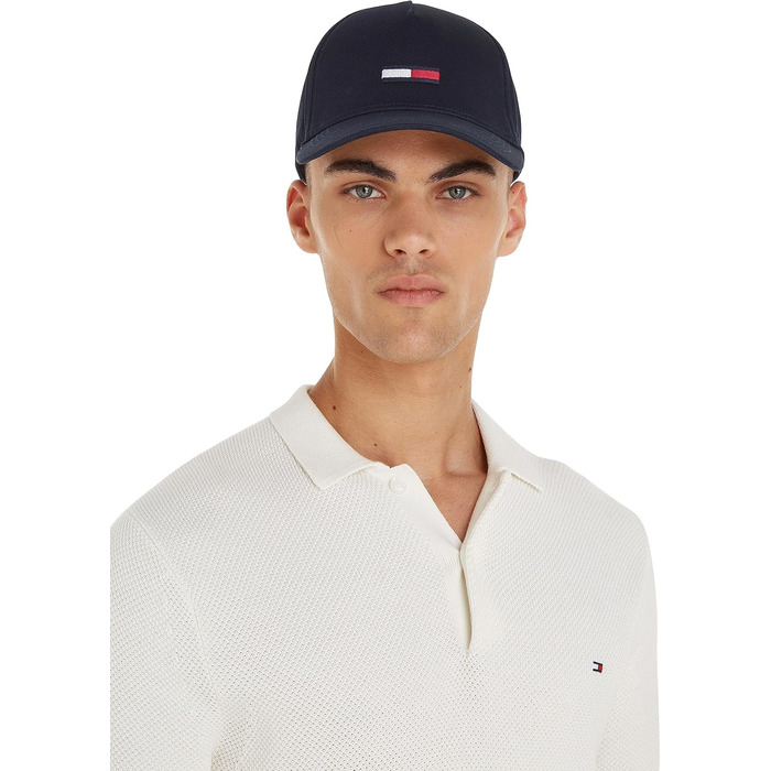 Кепка Tommy Jeans Unisex TJU Flag Basecap, синя, універсальний розмір