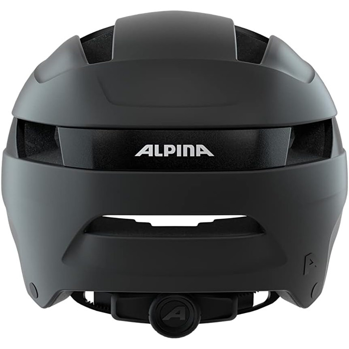 ALPINA SOHO – Надміцний та легкий міський велосипедний шолом для дорослих, регульований, чорний матовий, 51-56 см