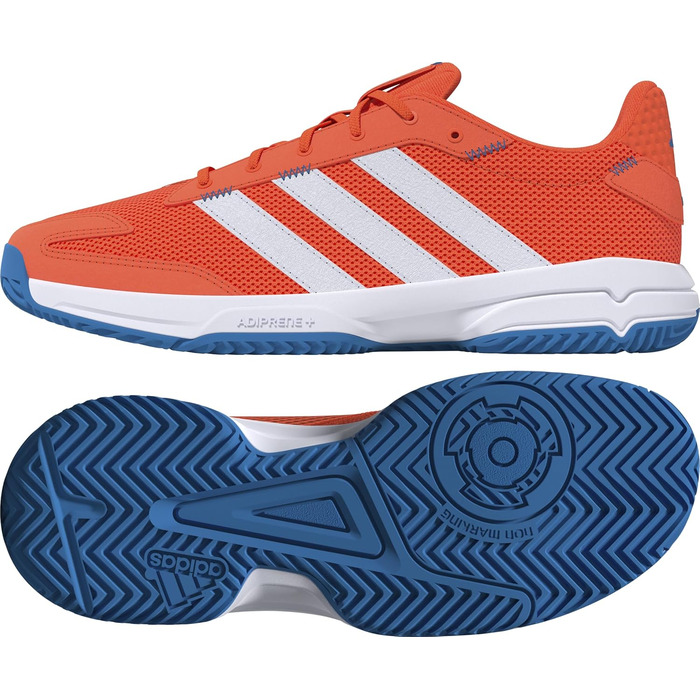 Дитячі закриті кросівки adidas Stabil Junior Indoor 39 1/3 EU, білий