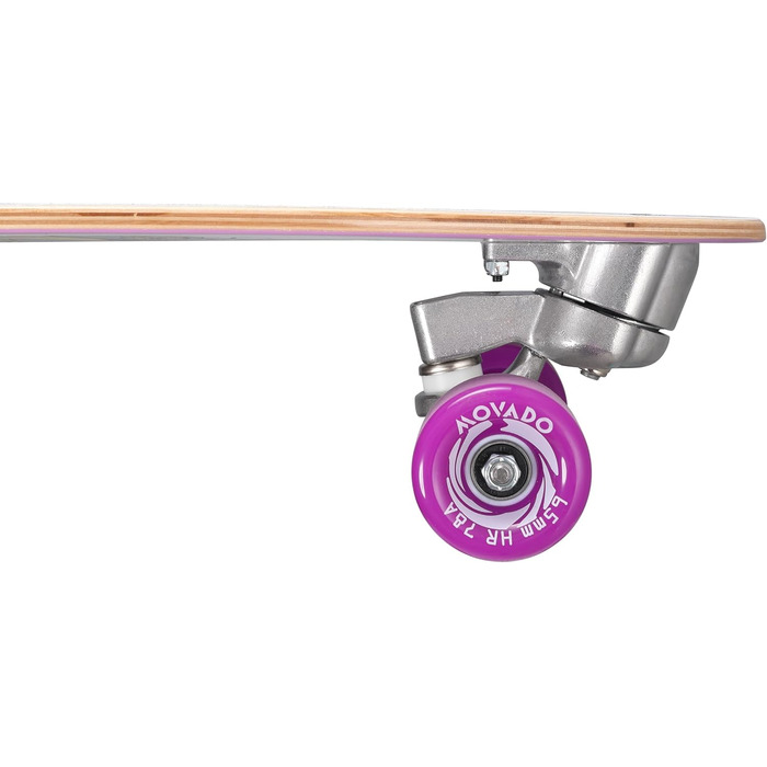 Скейтборд Star Scooter Surf Longboard Retro Cruiser ABEC-11 рожевий, для дорослих, унісекс, повний комплект