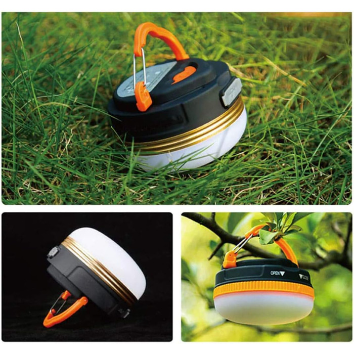 Кемпінгові ліхтарі Mostop 2 шт. LED, USB, водонепроникні, 3 режими, Power Bank, для кемпінгу, пікніків, туризму та надзвичайних ситуацій