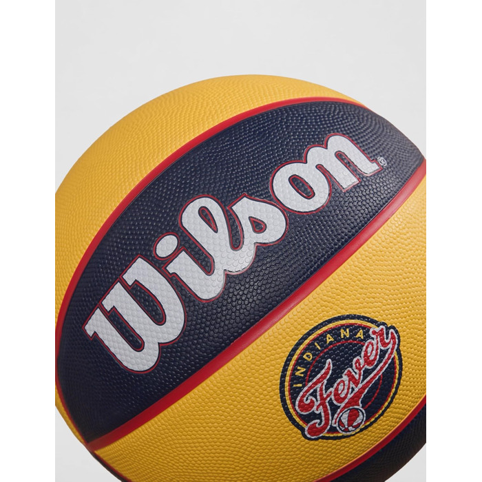 Баскетбольний м'яч Wilson WNBA Team Tribute Indiana Fever, офіційний жіночий, розмір 6 (72 см)