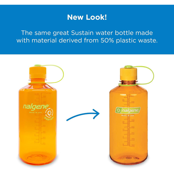 Пляшка для води Nalgene EH Sustain 1 л, баклажанова, унісекс