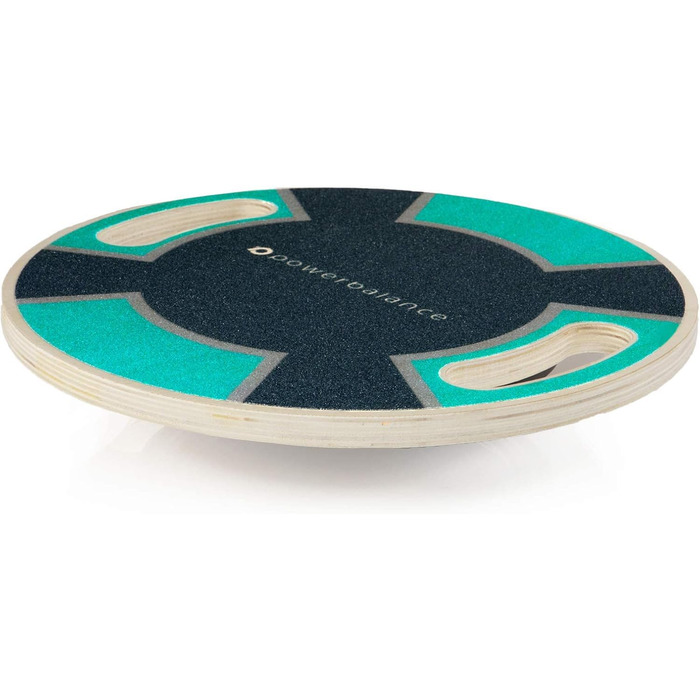 RPM Power Balance Wobble Board – баланс-борд з масиву дерева для тренування м'язів кора, зміцнення ніг і верхньої частини тіла, Greencross