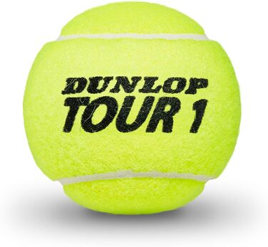 Тенісний м'яч Dunlop Tour Brilliance – для всіх покриттів, 4 шт.