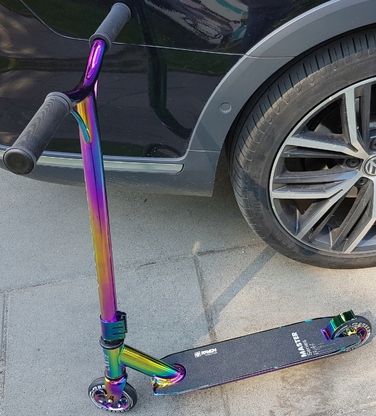 Трюковий самокат Raven Evolution Master Neo Chrome 110 мм