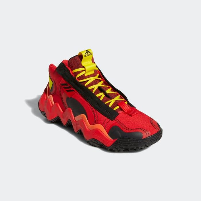 Кросівки баскетбольні Adidas Damen Ausstellung B Mid, 38 EU, Червоний, Чорний, Жовтий