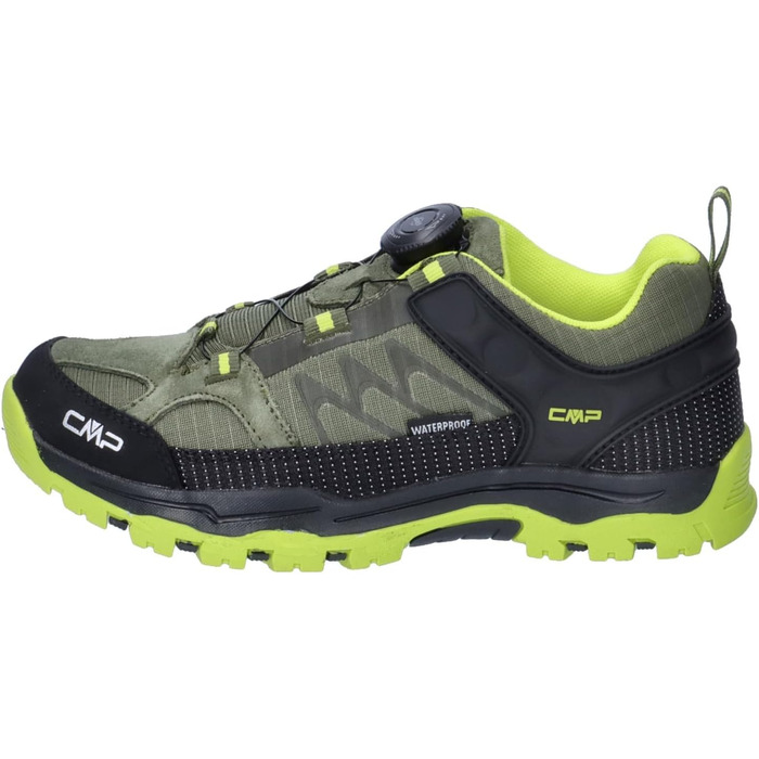 Дитячі трекінгові черевики CMP Kiruna FITGO WP, 37 EU, колір Kaki Acido
