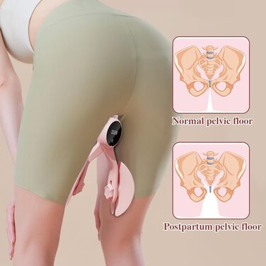 Тренування тазового дна: пристрій для жінок та чоловіків, тренування м'язів стегон та тазу, тренажер для ніг вдома, рожевий