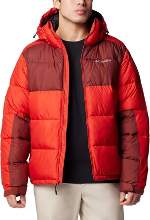 Куртка Columbia Pike Lake 2 Hooded Jacket чоловіча, червоно-пряна (S) - легка степлена куртка з капюшоном