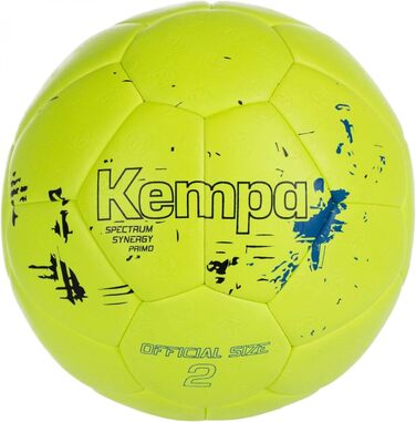 Гандбольний м'яч Kempa Spectrum Synergy Primo розмір 2, унісекс, жовтий флуоресцентний