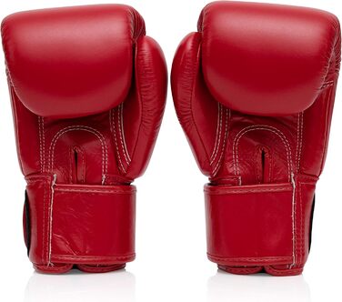 Fairtex BGV1 боксерські рукавички для муай-тай, MMA, червоні, 12 унцій, для чоловіків, жінок і дітей, легкі, ударопоглинаючі, для тренувань і спарингів