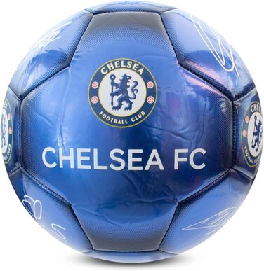 Офіційний футбольний м'яч Chelsea FC Hy-Pro, металевий, розмір 5, для тренувань та матчів, колекційний, для дітей і дорослих