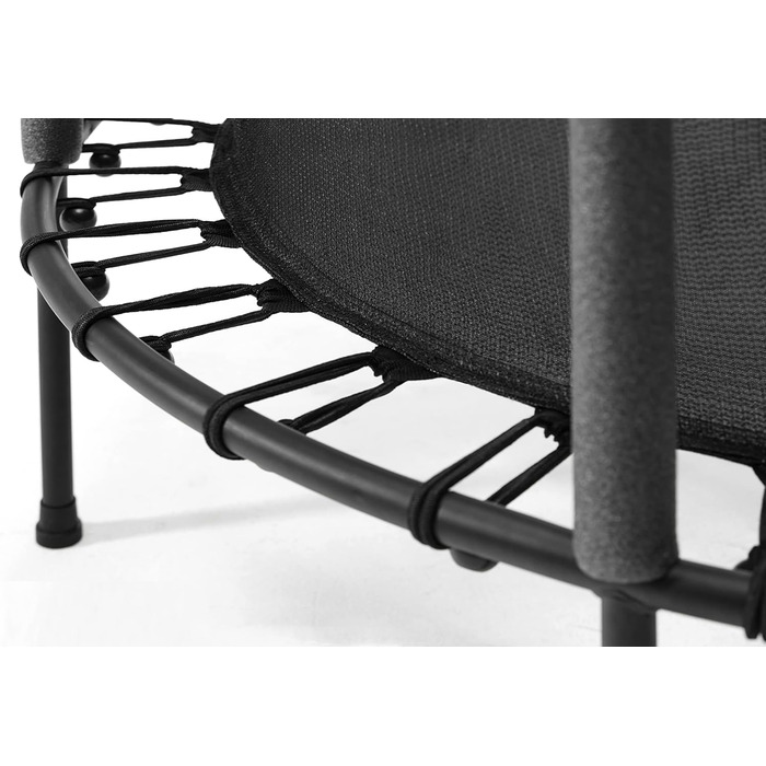 Батут дитячий Salta Junior Ø 140 см, чорний/рожевий, з сіткою, TÜV geprüft