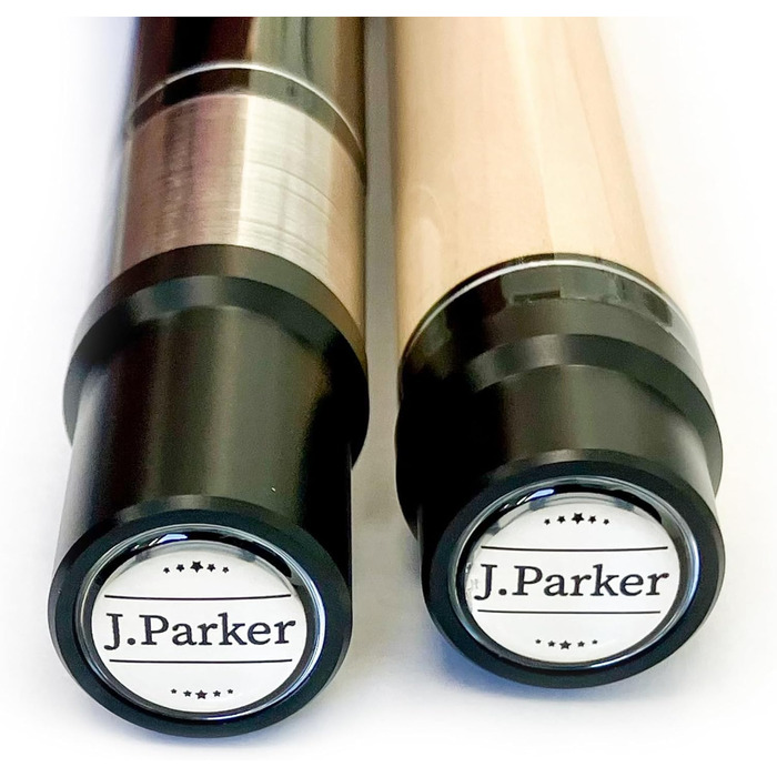 Професійний біліардний кий J. Parker Break & Jump Queue для силових ударів та кидків, 3-секційний з'єднання Quick Joint, наконечник та втулка 13,5 мм з бакеліту, надміцний верхній шар