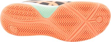 ASICS Gel-Dedicate 8 Gs - дитячі кросівки для падел-тенісу, чорний/кораловий (37 EU)
