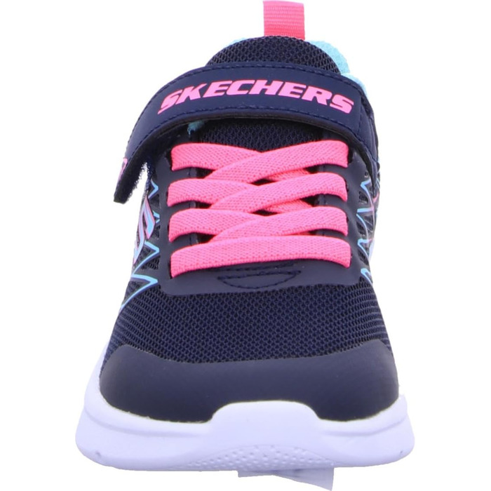 Кросівки Skechers Microspec Bold Delight для дівчаток, 31 EU, темно-сині з рожевою окантовкою
