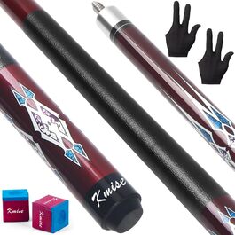 Набір більярдних київ Kmise Pool-Queue-Stick – професійні киї для більярдного столу, канадський клен, для дорослих, 147 см, різні кольори