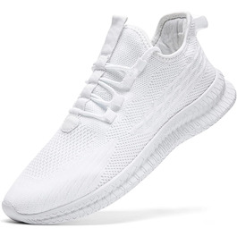 Чоловічі кросівки EGMPDA для бігу та занять спортом. Зручні спортивні кросівки для фітнесу, тренувань у залі та активного відпочинку. Розміри EU 39-46, колір білий.