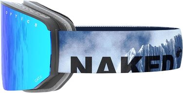 Гірськолижна маска NAKED Optics NOVA для чоловіків і жінок, змінні лінзи, для сноуборду та лиж, підходить для окулярів, для поганої погоди, комплект із додатковою лінзою